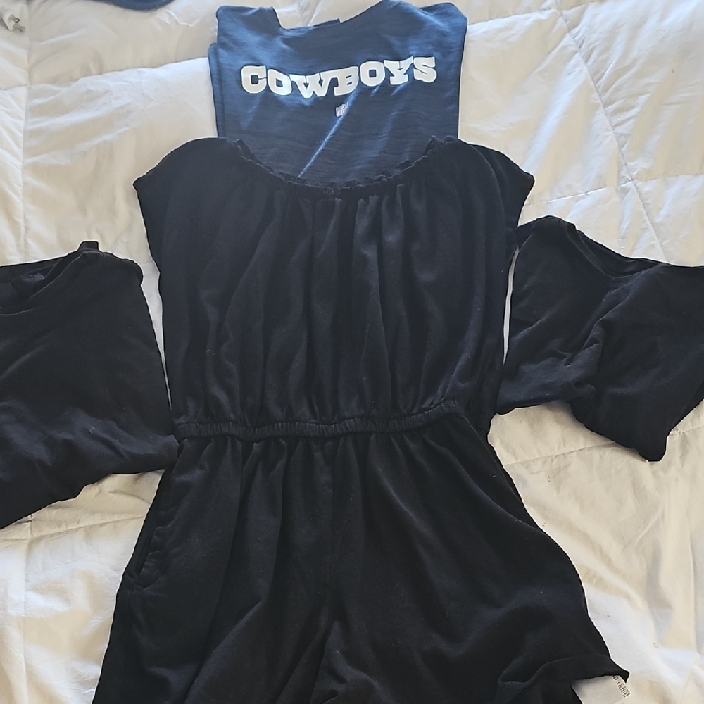Bundle Girls Romper And Shirts